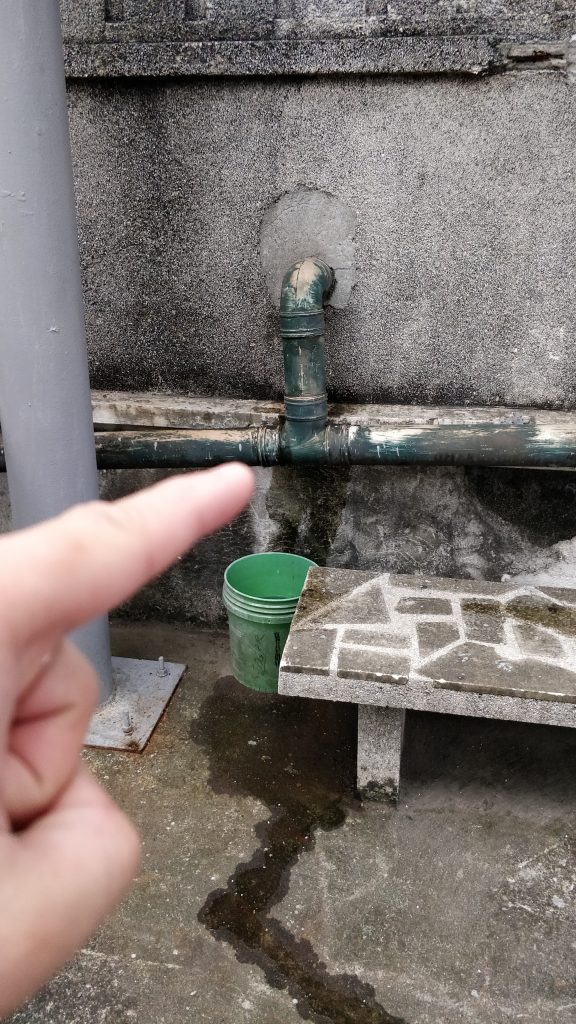 Fuite d'eau repérée sur une canalisation